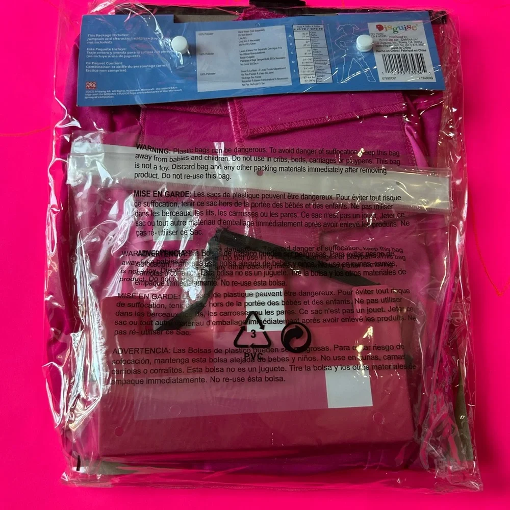 Minecraft‎ Pink Armor Costume